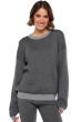 Cashmere & Cotton ladies cashmere cotton stormie black grey marl s